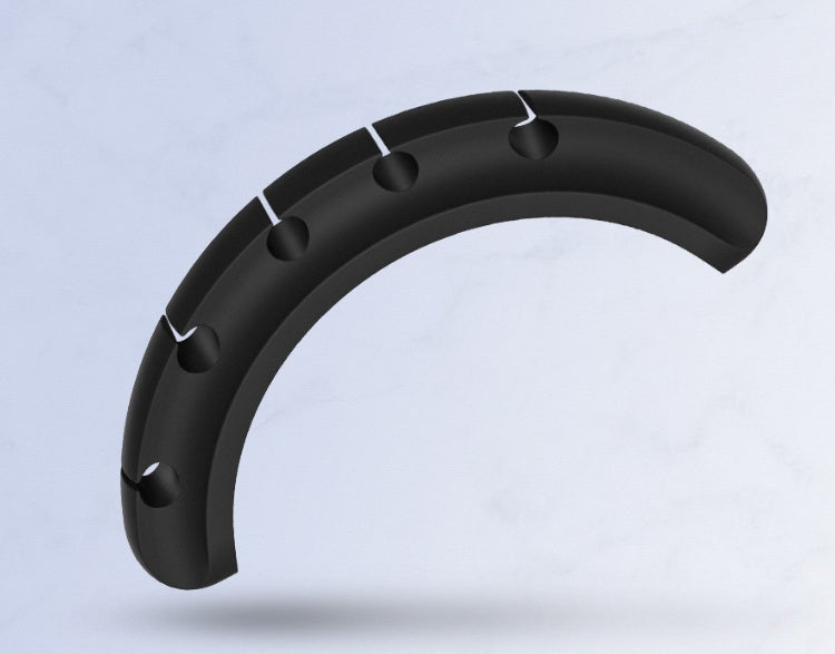 Enrollador de cable USB de silicona Organizador de cable de escritorio Gestión de clips multiusos Protector de cables para auriculares con cable