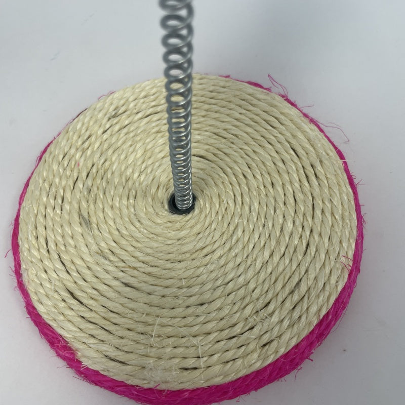 Juguete para gatos con plumas de pollo, juguete para aliviar el aburrimiento de un gato